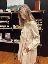Load image into Gallery viewer, Bradley Bow Accent Cream Corduroy Mini Dress
