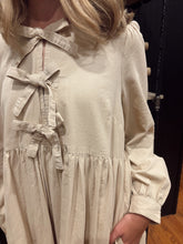 Load image into Gallery viewer, Bradley Bow Accent Cream Corduroy Mini Dress