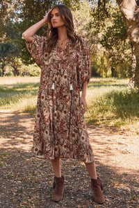 Allie Bohemian Floral Maxi Dress (S-3XL)