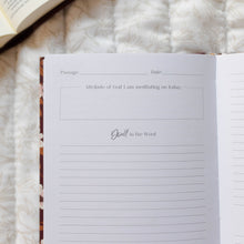 Load image into Gallery viewer, Dwell in the Word Journal - Burgundy Blooms