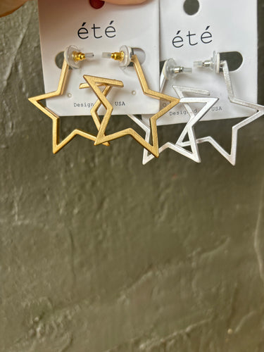 Star Hoops (2 colors)