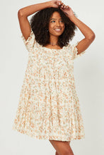 Load image into Gallery viewer, Alex Floral Dress in Vanilla (S-3XL)