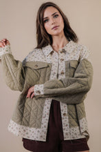 Load image into Gallery viewer, Floral Mixed Print Shacket (S-3XL)