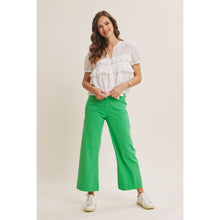 Load image into Gallery viewer, White Feminine Lace Eyelet Top