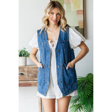 Load image into Gallery viewer, Denim Vest with Pockets