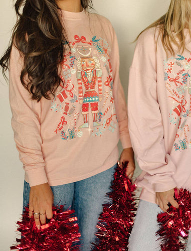 Whimsical Nutcracker - Christmas Graphic Long Sleeve Tee (S-3XL)