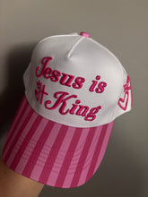 Load image into Gallery viewer, Jesus is King Trucker Hat