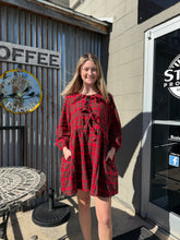 Load image into Gallery viewer, HOLIDAY DARLING PLAID DRESS