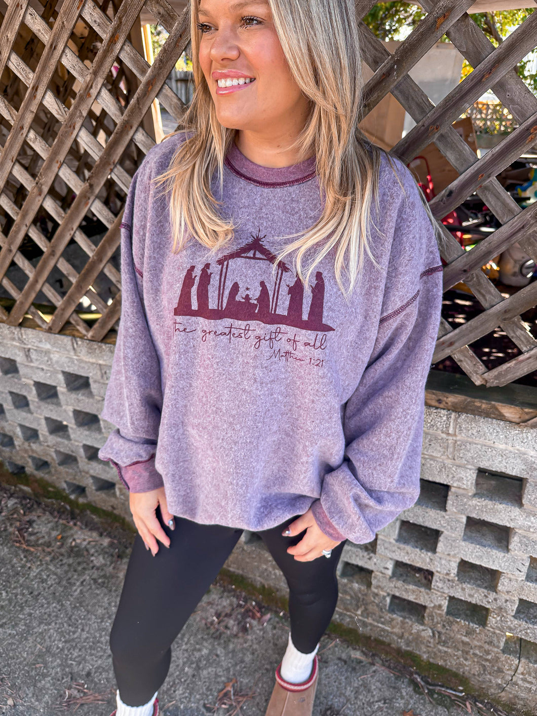 Greatest Gift of all- Inside out Printed Sweatshirt (S-3XL)