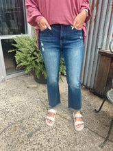 Load image into Gallery viewer, Ellie Dark Washed Cropped Denim (0-38)