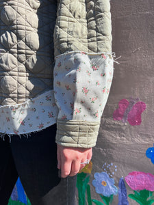 Floral Mixed Print Shacket (S-3XL)