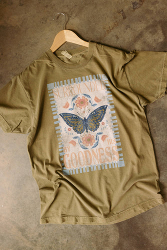 Surrounded By HIs Goodness Graphic Tee (S-3XL)