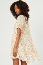 Load image into Gallery viewer, Alex Floral Dress in Vanilla (S-3XL)