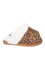 Load image into Gallery viewer, Leopard Print Faux Fur Cozy Slippers