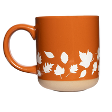 Load image into Gallery viewer, Fall Leaves Stoneware Coffee Mug