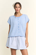 Load image into Gallery viewer, Pin-striped Cardigan Knit Top