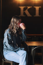 Load image into Gallery viewer, Gray Bow Accent Cozy Sweater (S-3XL)