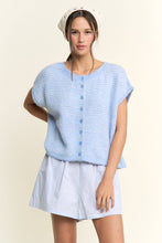 Load image into Gallery viewer, Pin-striped Cardigan Knit Top