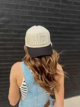 Load image into Gallery viewer, AMEN Monochromatic Vintage Trucker Hat
