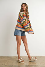 Load image into Gallery viewer, Wavy Baby Color Block Sweater