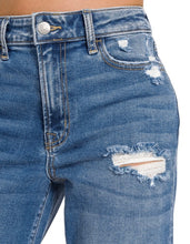 Load image into Gallery viewer, Shana High Waist Straight Leg Denim in Medium Wash