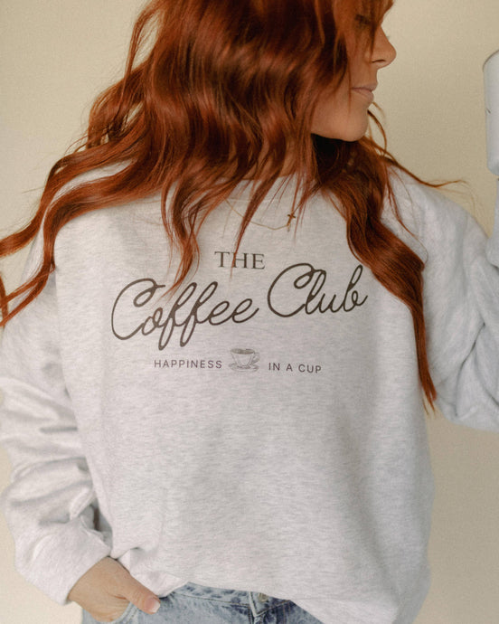 The Coffee Club Graphic Sweatshirt (S-3XL)
