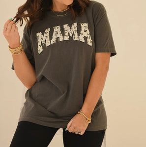 Mama Black Bow Graphic Tee (S-3XL)