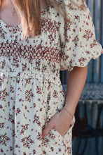 Load image into Gallery viewer, Floral Bubble Sleeve Maxi Dress (XS-3XL)