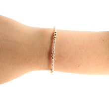 Load image into Gallery viewer, ILY Bracelet in Silver with Gold: Standard 6.75 inch