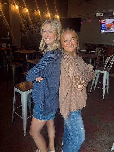 Ella Ribbed Long Sleeve (S-3XL) | 2 Colors