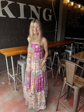 Load image into Gallery viewer, Hot Pink Mix Print Maxi Dress