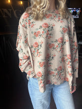 Load image into Gallery viewer, Mocha and Rose Waffle Knit Pullover (S-3XL)