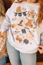 Load image into Gallery viewer, Boo Halloween Collage Graphic Sweatshirt