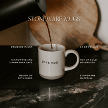 Load image into Gallery viewer, Brown Leaves Stoneware Coffee Mug