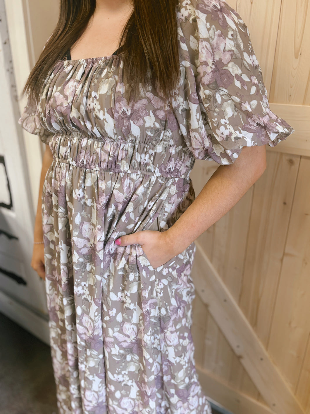 Cared For Floral Midi Dress (S-3XL)