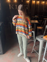 Load image into Gallery viewer, Wavy Baby Color Block Sweater