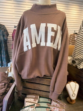 Load image into Gallery viewer, WWJD / AMEN Reversible Mockneck Sweatshirt