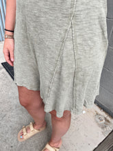 Load image into Gallery viewer, Mineral Washed Sage Flare Romper