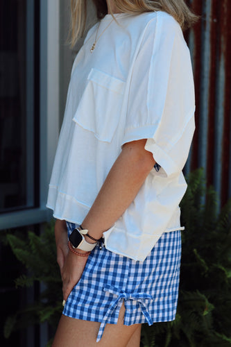 Gingham Bow Boxer Shorts | 2 Colors