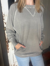 Load image into Gallery viewer, Sleet Pigment Dyed Sweatshirt (S-3XL)
