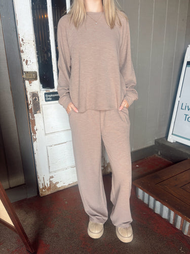 Comfy 2-Piece Set in Cocoa (S-3XL)
