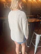 Load image into Gallery viewer, Henley Basic Sweater in Heather Beige (S-3XL)