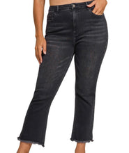 Load image into Gallery viewer, Black Mineral Wash High Rise Denim