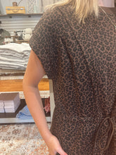Load image into Gallery viewer, Lyla Leopard Drawstring Dress (XS-3XL)