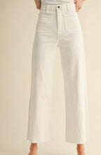 Load image into Gallery viewer, White Flared Denim with Front Pockets (S-XL)