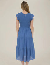 Load image into Gallery viewer, Dusty Blue Midi Dress