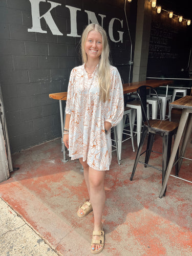 Tori Toffee Dress (S-2XL)