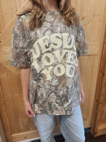 Jesus Loves You Camo Tee (S-2XL)