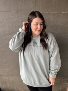 A Time for Everything Sweatshirt in Sage