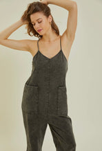 Load image into Gallery viewer, Avery Black Acid Wash Jumpsuit (S-3XL)